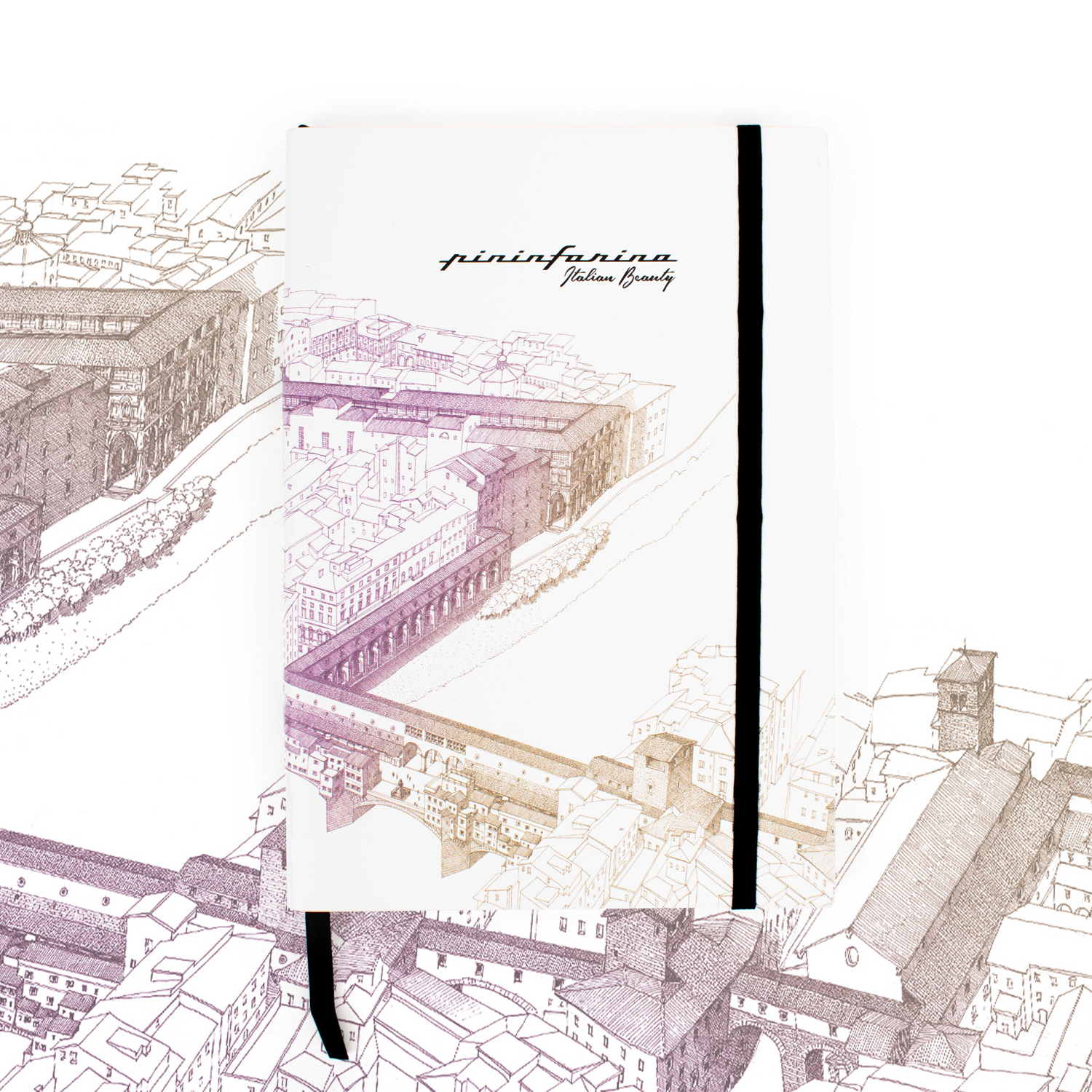 Блокнот линованный Pininfarina ITALIAN BEAUTY FIRENZE из каменной бумаги, А5
