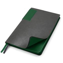 Ежедневник A5 недатированный Molfetta в мягком переплёте, серый/тёмно-зеленый Ежедневник A5 недатированный Molfetta в мягком переплёте, серый/тёмно-зеленый