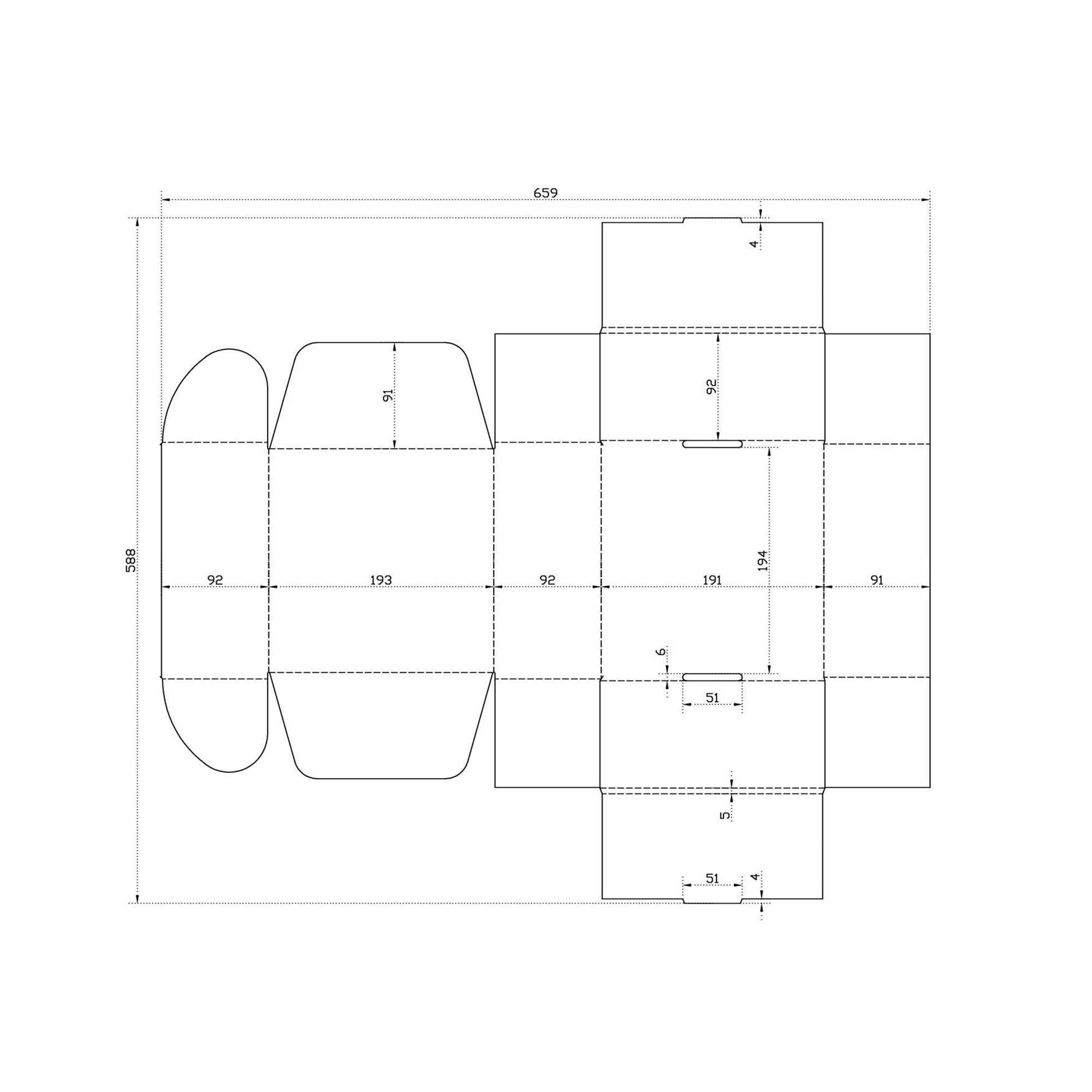Коробка для набора средняя, самосборная, крафт Коробка для набора средняя, самосборная, крафт