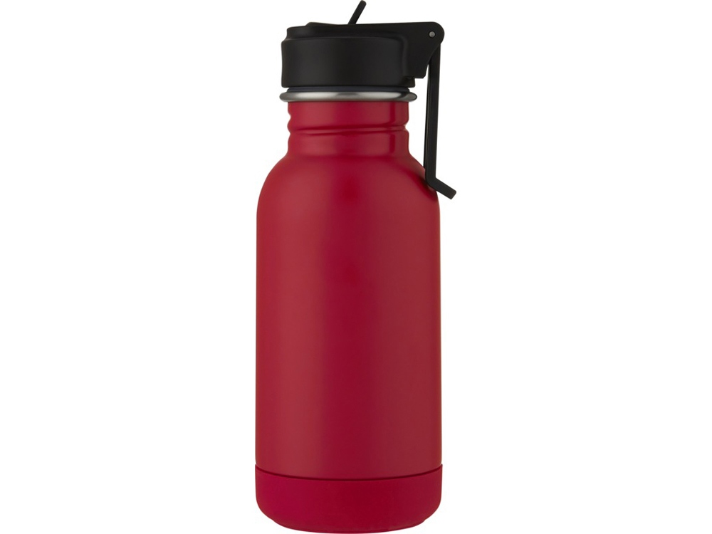Lina, спортивная бутылка из нержавеющей стали объемом 400 мл с трубочкой и петлей, ruby red