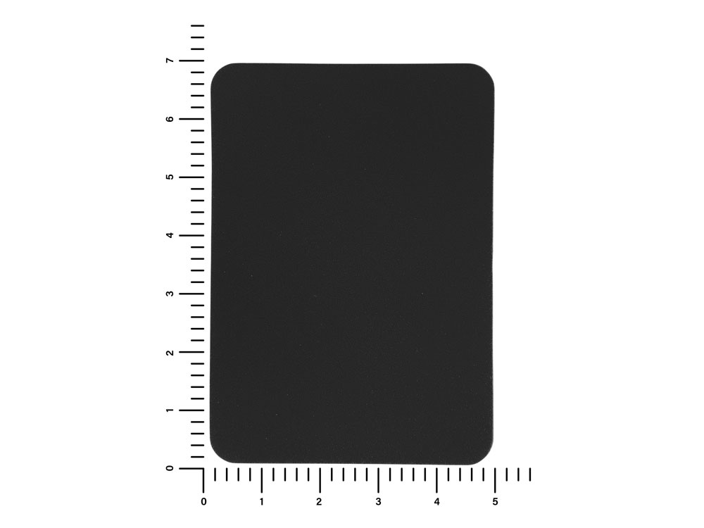 ПАТЧ ПРЯМОУГОЛНЫЙ nubuk (чёрный) 5,0 х 7,0 см