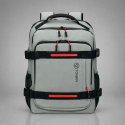 Рюкзак TORBER РИТМ, серый, полиэстер 900D с PU покрытием, 30 х 20 х 41 см, 21,5 л