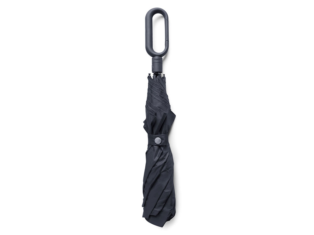 Зонт складной Mini Hook, черный Зонт складной Mini Hook, черный