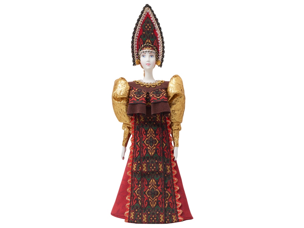 Подарочный набор: кукла фарфоровая, чай Малина с мятой, красный Подарочный набор: кукла фарфоровая, чай Малина с мятой, красный