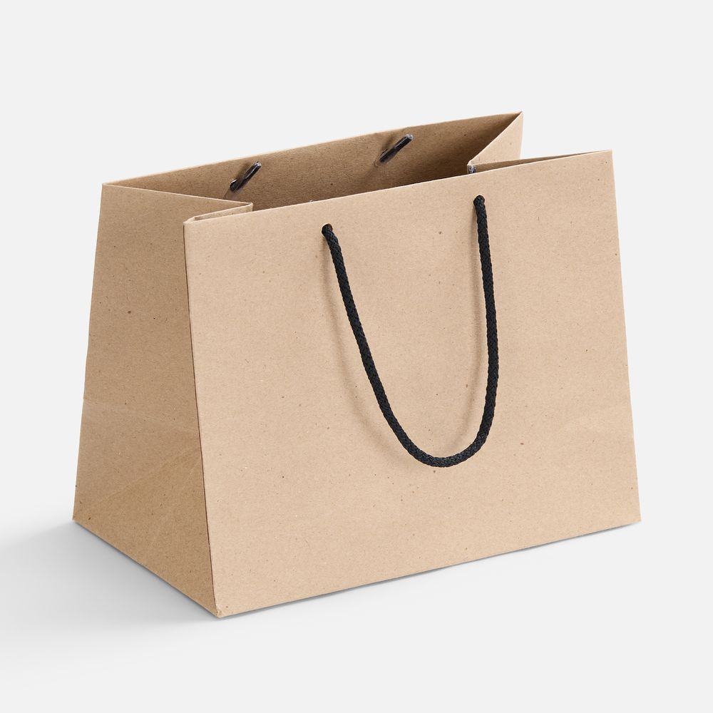 Пакет бумажный Stor, неокрашенный с черными ручками Пакет бумажный Stor, неокрашенный с черными ручками