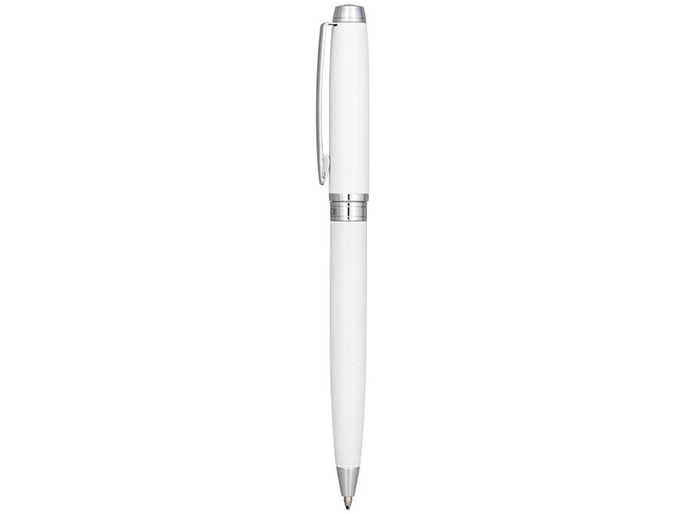 Ручка металлическая шариковая Aphelion, белый/серебристый