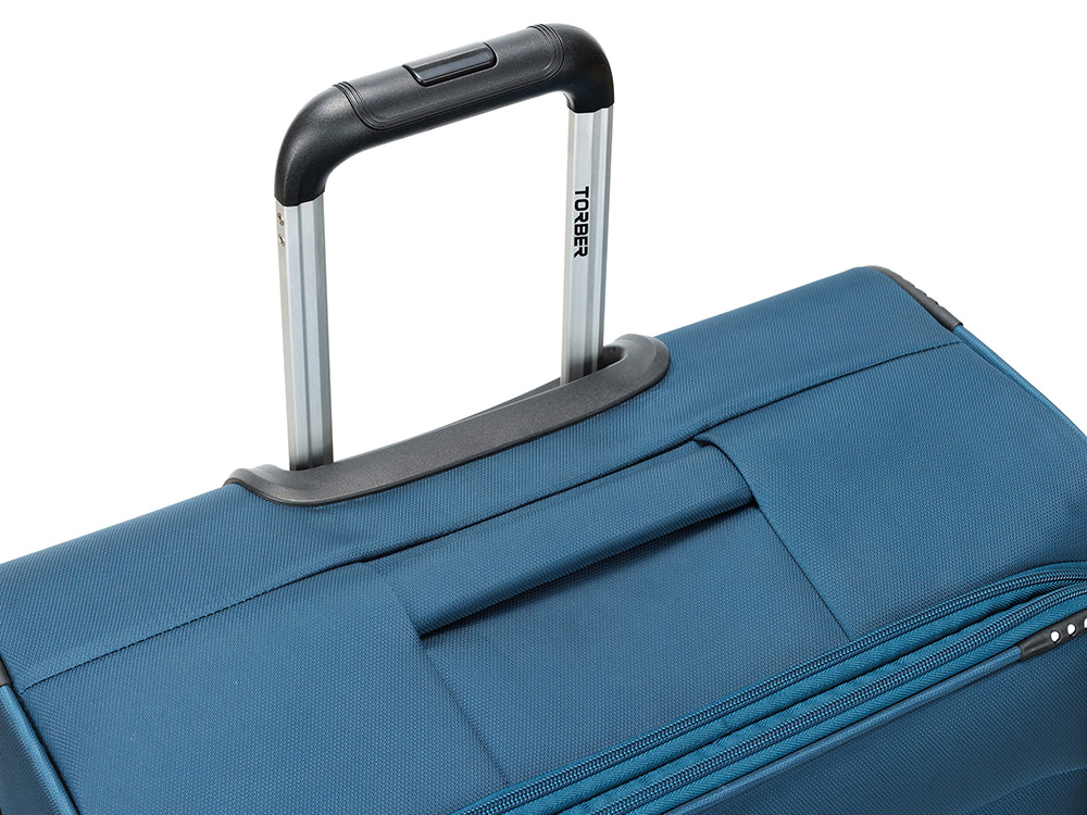 Чемодан TORBER ВИВИ, синий, полиэстер, 48 х 28 х 78 см, 89 л Чемодан TORBER ВИВИ, синий, полиэстер, 48 х 28 х 78 см, 89 л