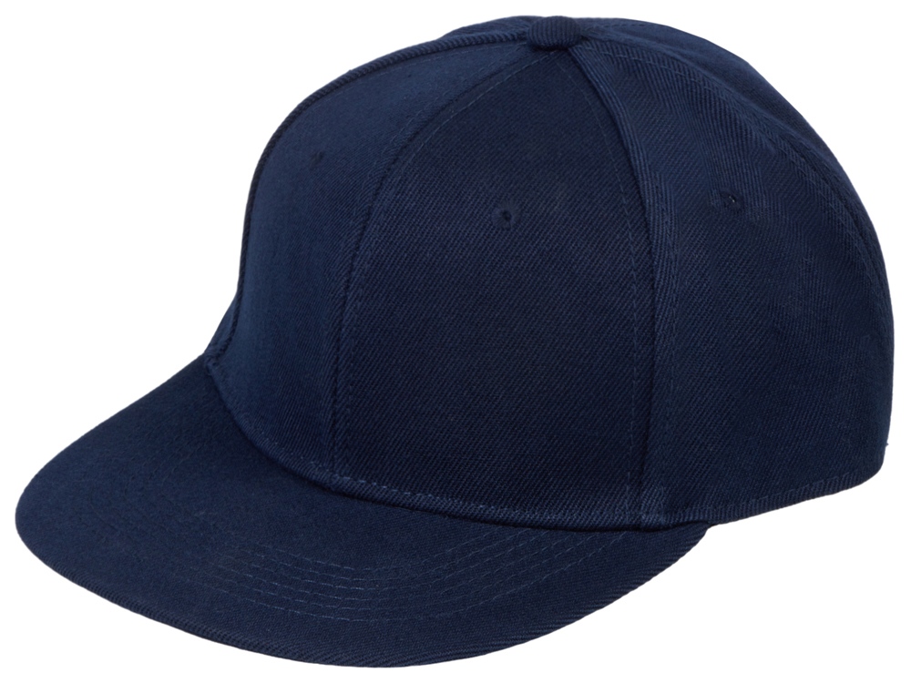 Бейсболка с прямым козырьком, темно-синий