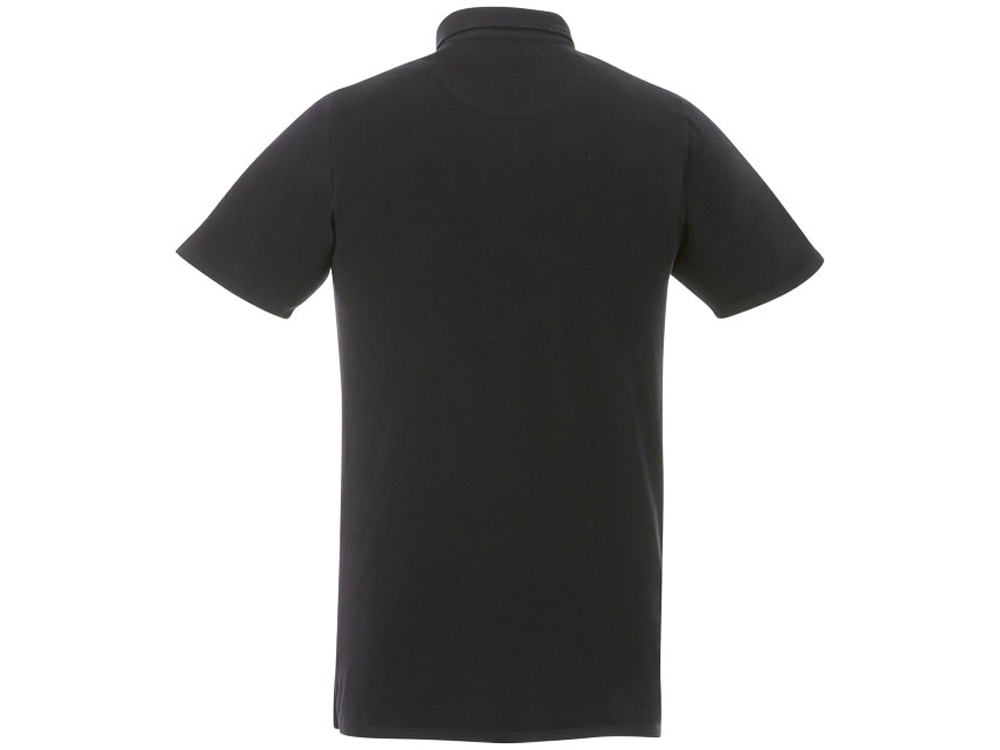 Мужская футболка поло Atkinson с коротким рукавом и пуговицами, черный