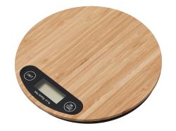 Бамбуковые кухонные весы Scale, натуральный