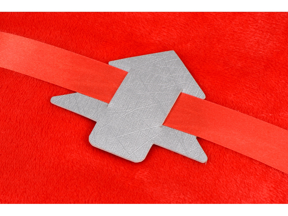 Новогодняя бирка для пледов Елочка, серебристый Новогодняя бирка для пледов Елочка, серебристый