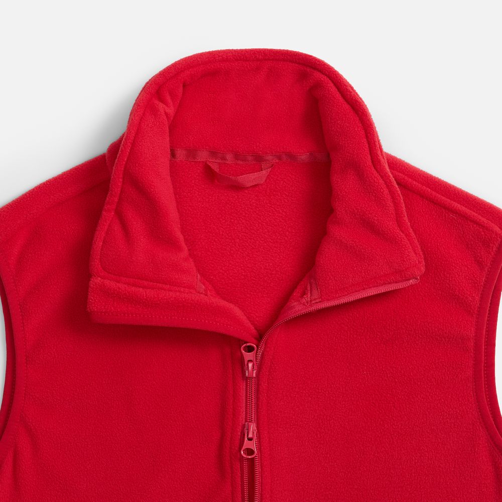 Жилет флисовый унисекс Ben Mac, красный Жилет флисовый унисекс Ben Mac, красный