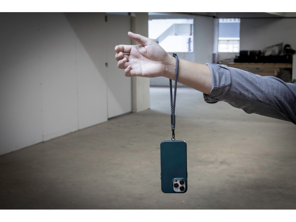 Ремешок-держатель для телефона на запястье Lany Wristband Eco, серый