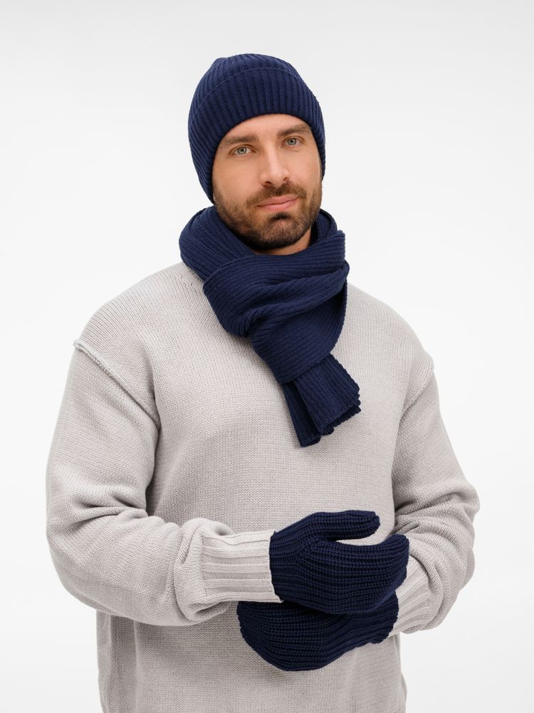 Шапка Catch Match, темно-синяя