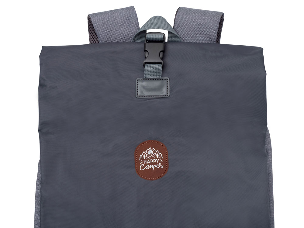 Рюкзак Glaze для ноутбука 15'', серый с патчем