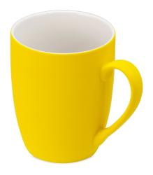 Кружка с покрытием soft-touch C1, желтый Кружка с покрытием soft-touch C1, желтый