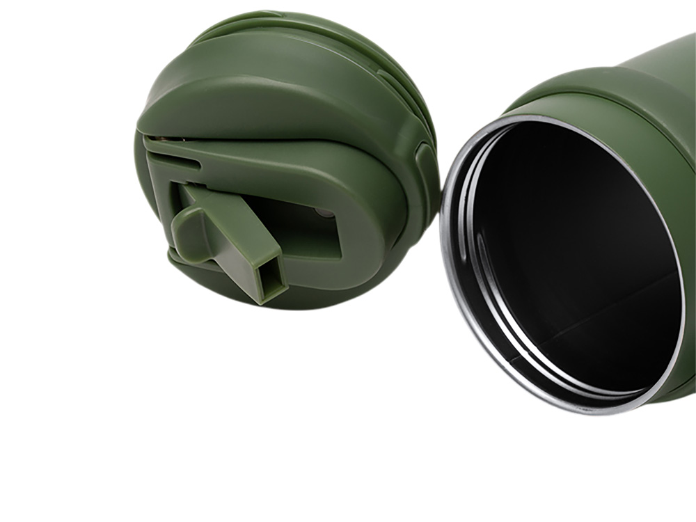 Термокружка KALAM/КАЛАМ с двойными стенками, темно-зеленый