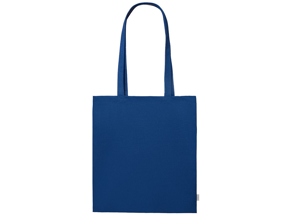 Шоппер Basio из переработанного хлопка 280 г, синий