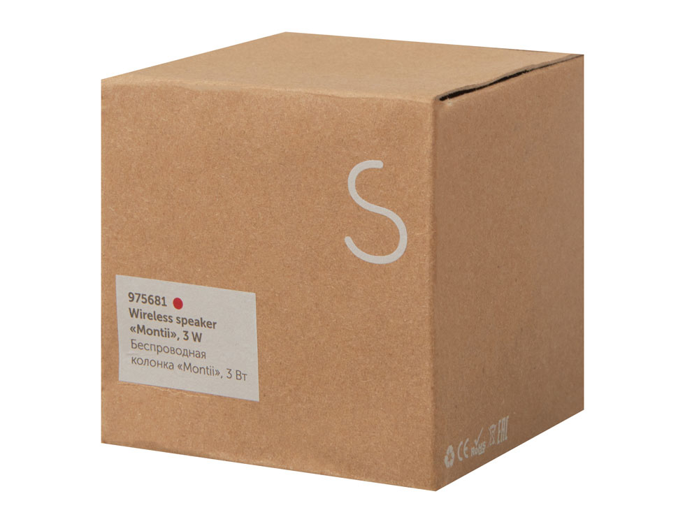 Беспроводная колонка Montii, 3 Вт, красный