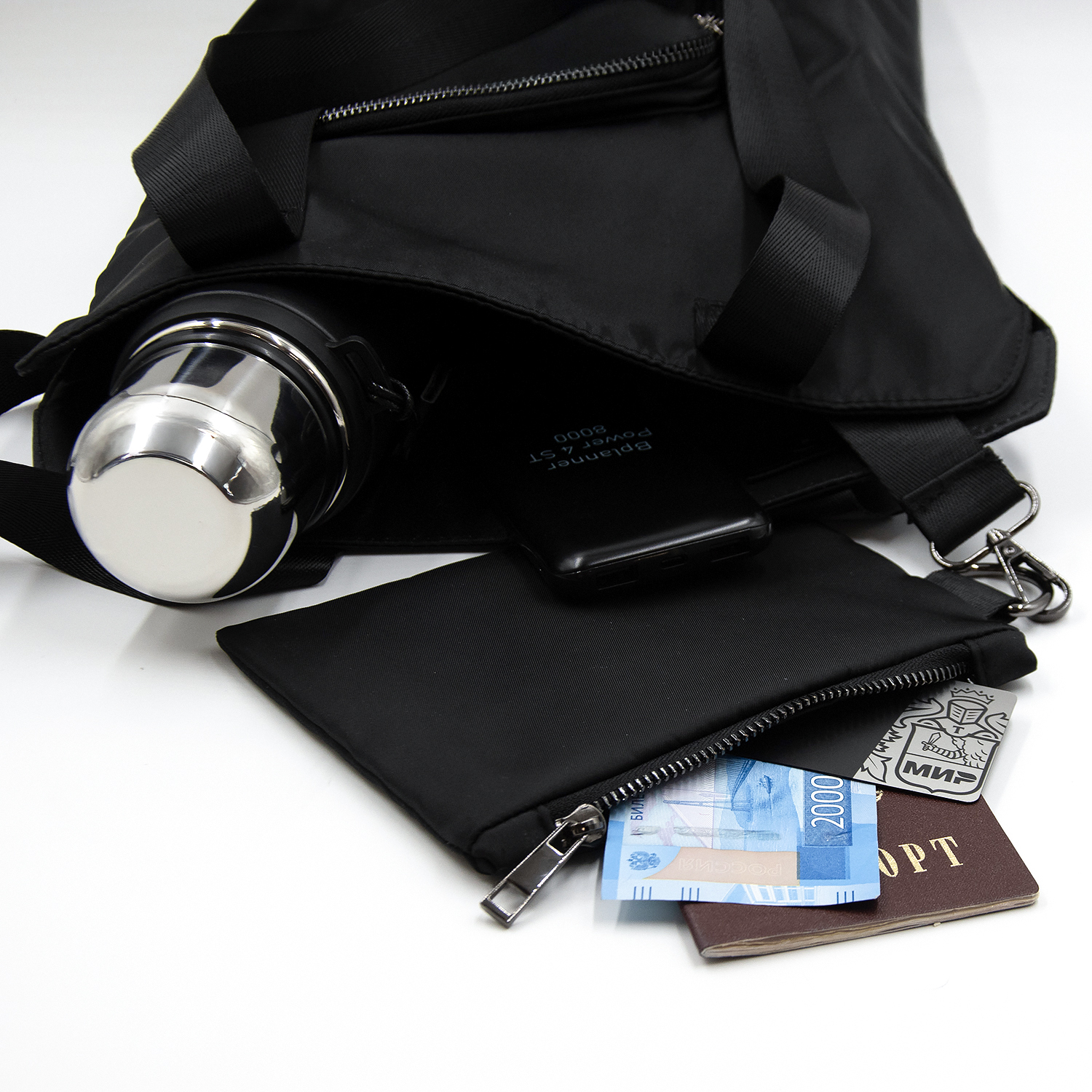 Шоппер Superbag Pocket (черный)