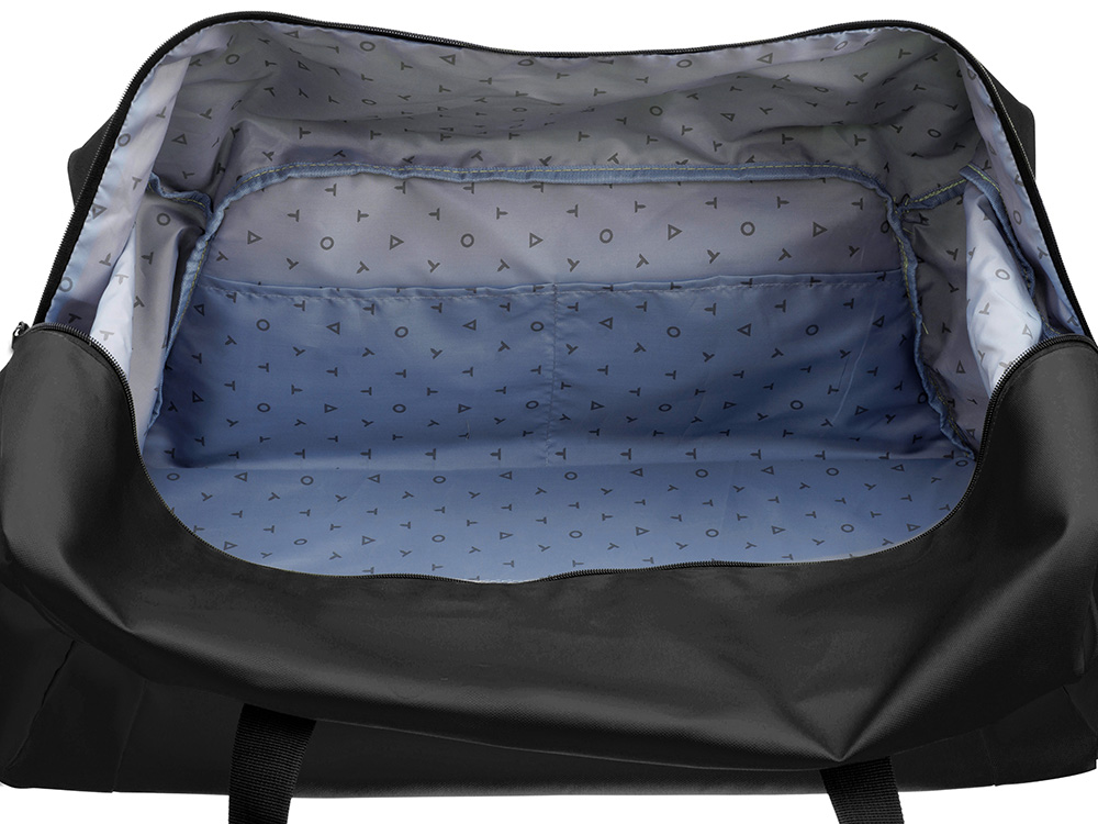 Сумка дорожная TORBER Mobi, чёрная, полиэстер 900D с PU покрытием, 65 х 37 х 34 см