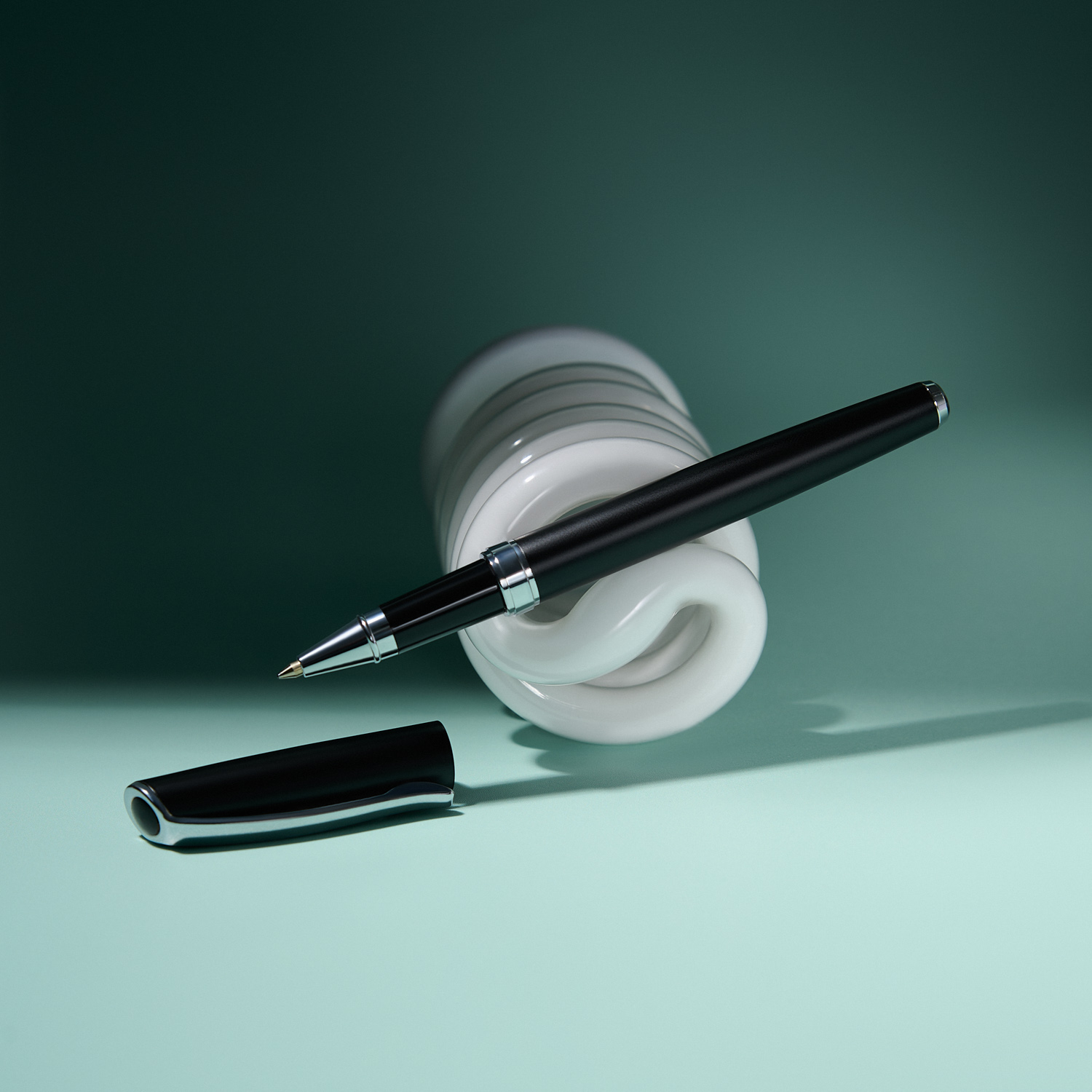 Ручка-роллер Орион (Orion), черная Ручка-роллер Орион (Orion), черная