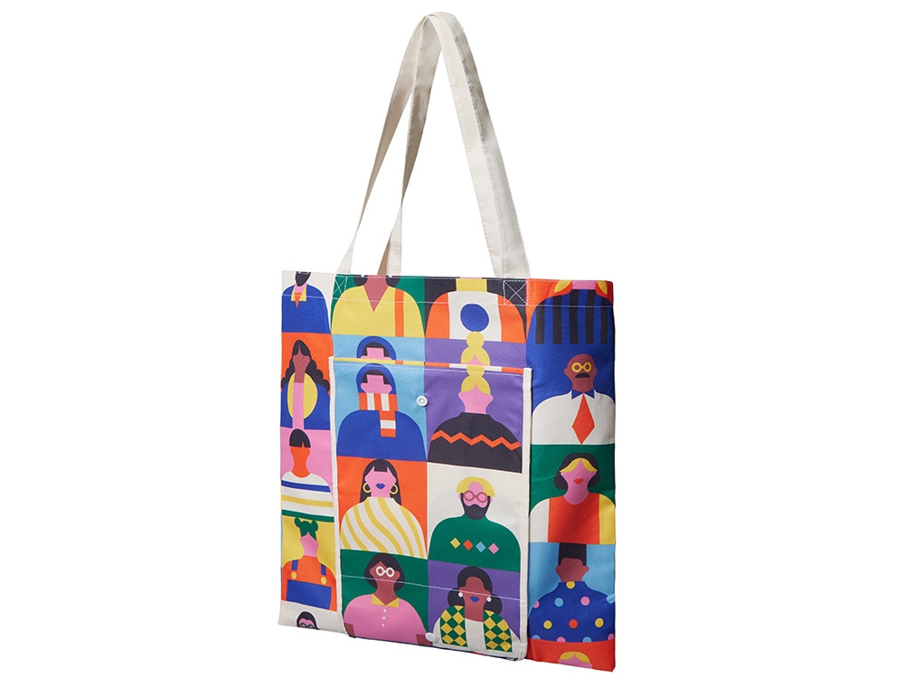 Складная сумка для шопинга с возможностью полноцветной печати