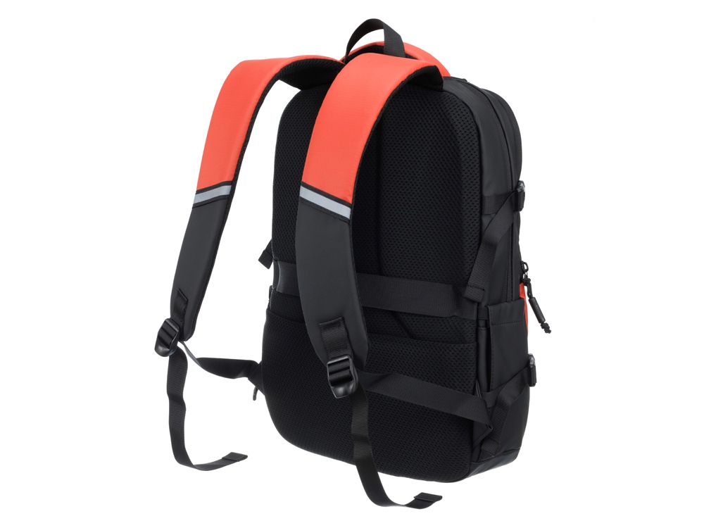 Рюкзак спортивный TORBER Xtreme 18, оранжевый/чёрный, 31 х 12 х 46 см, 17л