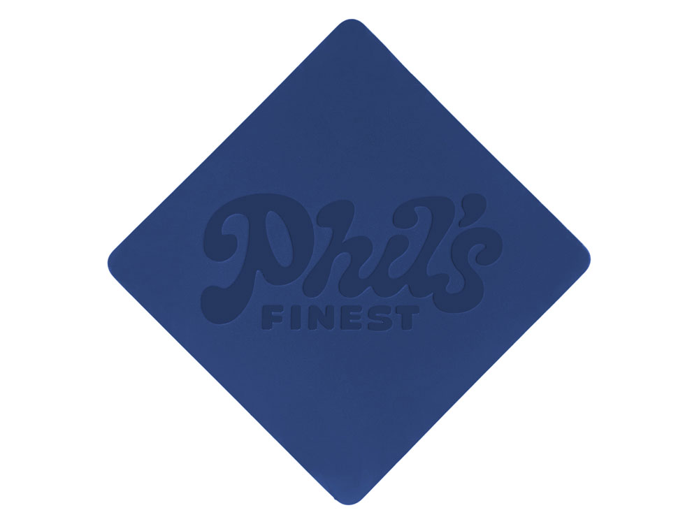 ПАТЧ РОМБ soft-touch (синий) 7,6 х 7,6 см