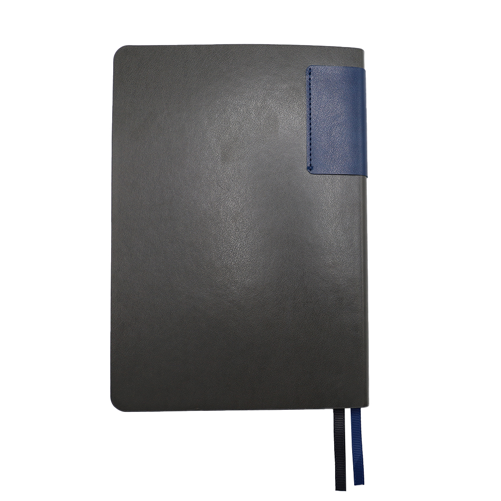 Ежедневник A5 недатированный Molfetta в мягком переплёте, серо-синий Ежедневник A5 недатированный Molfetta в мягком переплёте, серо-синий