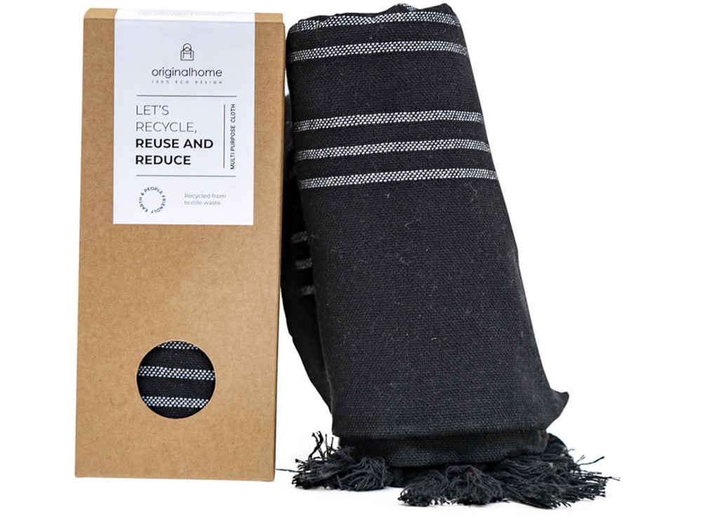 Originalhome плед 3-в-1 из переработанных материалов - 85 x 175 см - Белый