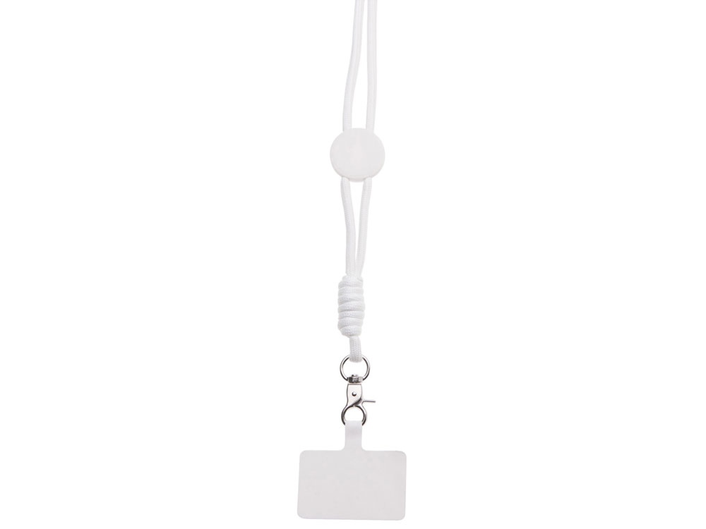 Ремешок на шею для телефона Нэко, белый