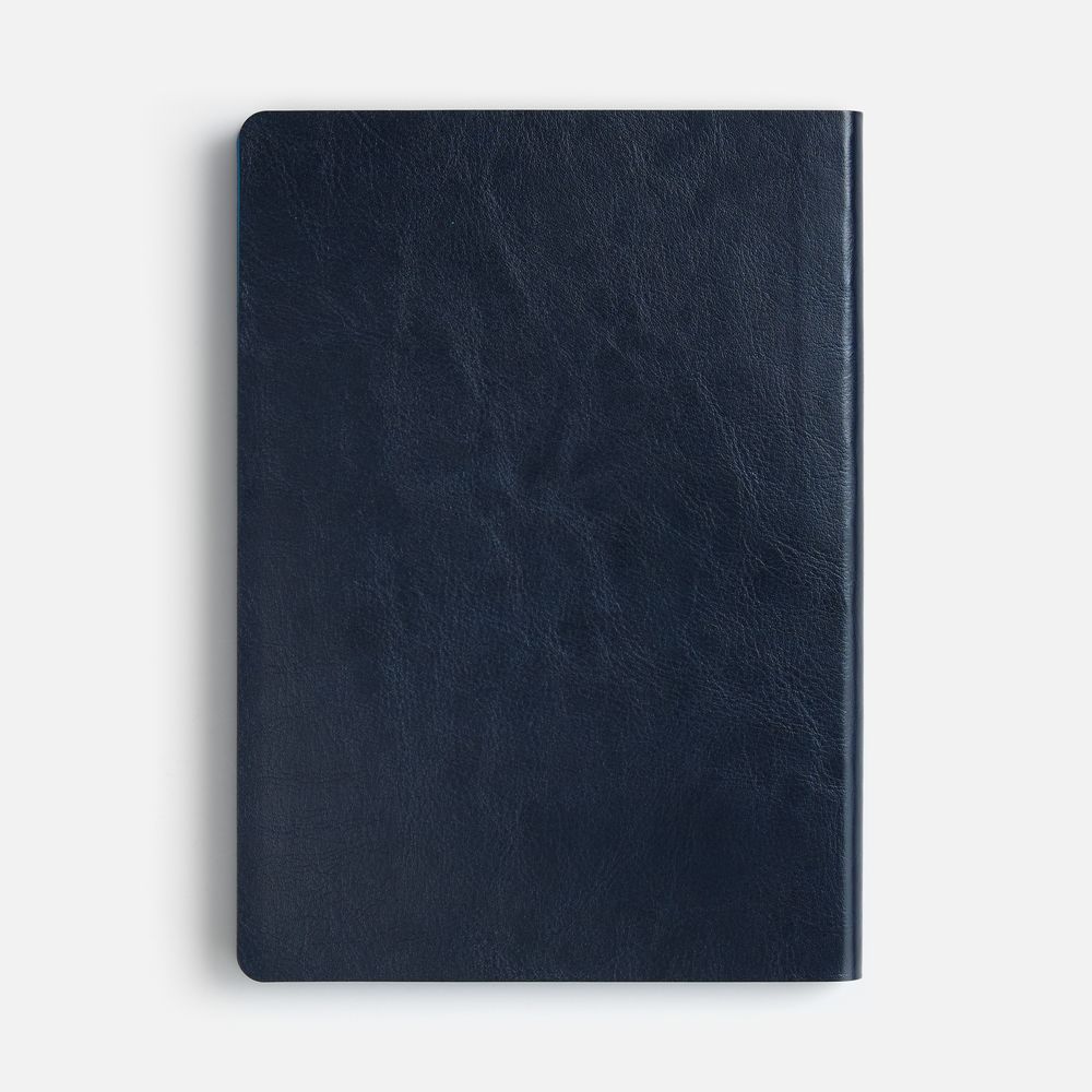 Ежедневник Doppio, недатированный, синий с голубым