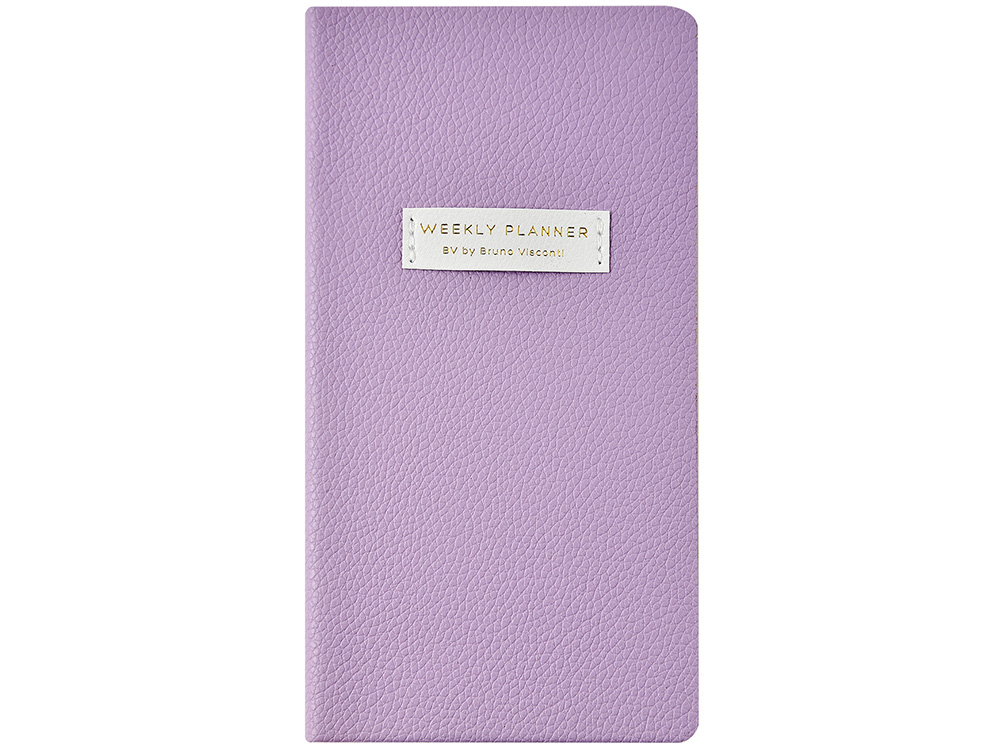 Еженедельник недатированный А6 Zefirс нашивкой, сиреневый Еженедельник недатированный А6 Zefirс нашивкой, сиреневый