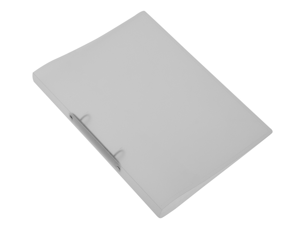 Папка пластиковая с 2 кольцами, прозрачный