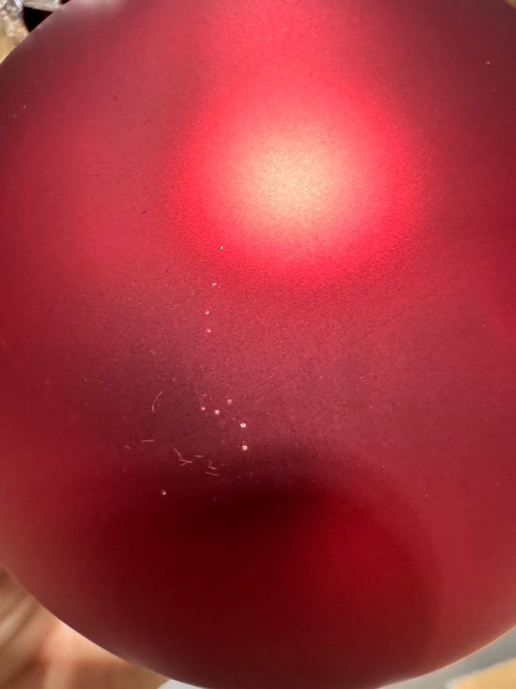 Оформительский шар Finery, 10 см, матовый красный Оформительский шар Finery, 10 см, матовый красный