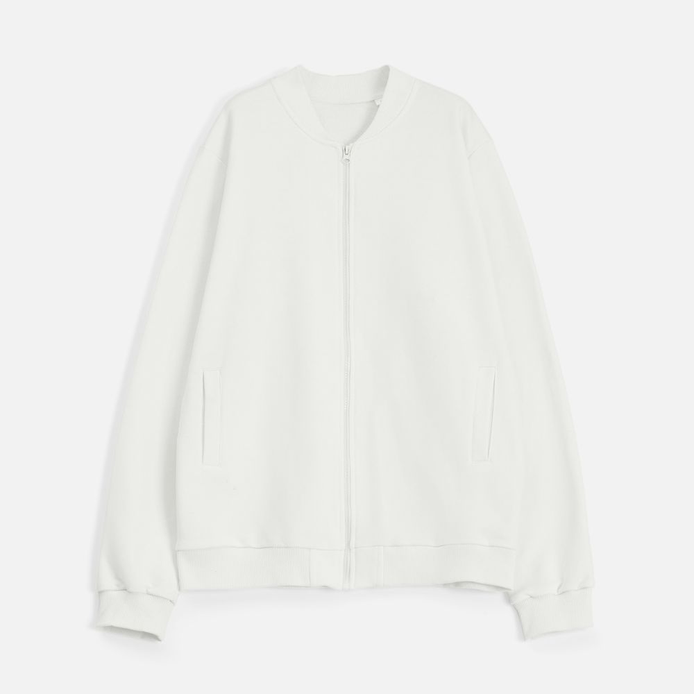 Бомбер унисекс Townie, молочно-белый Бомбер унисекс Townie, молочно-белый
