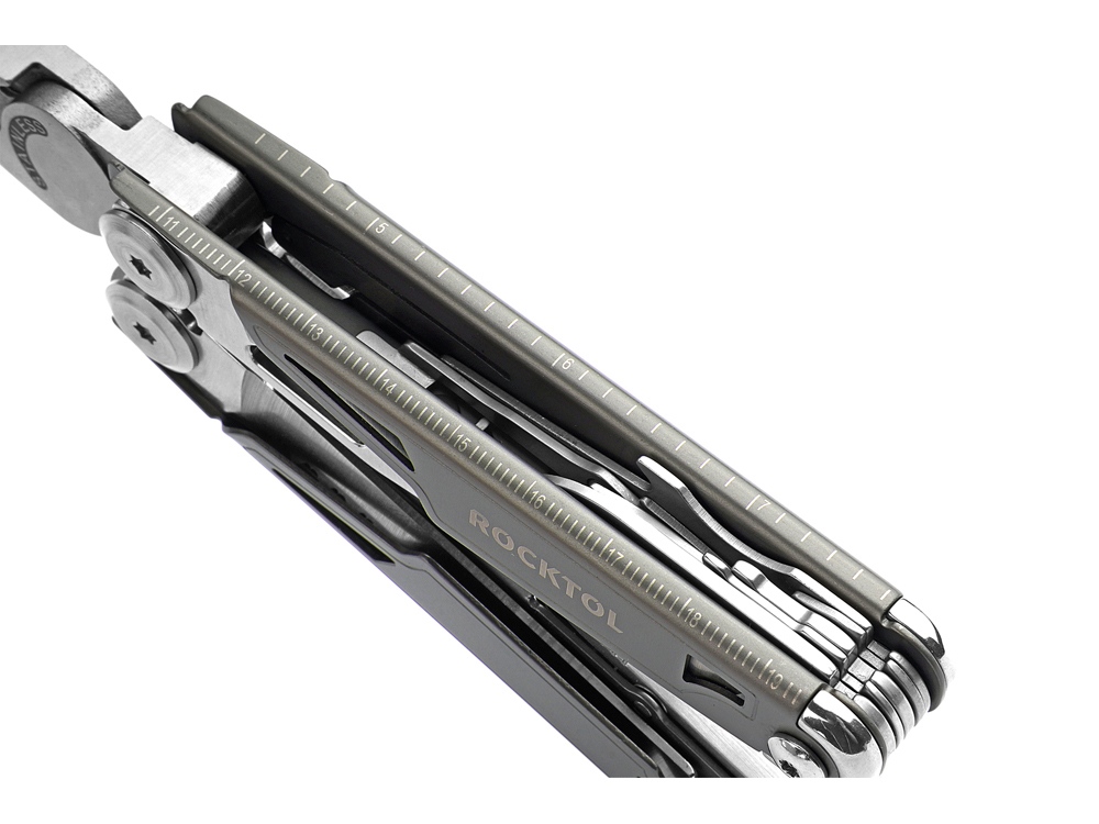 Мультитул Rocktol 19 в 1 с титановыми ручками, нейлоновый чехол, подарочная коробка