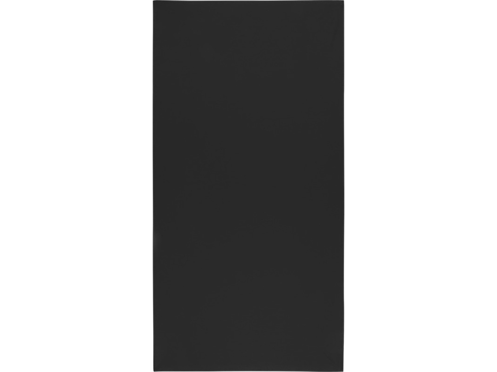 Lucas спортивное полотенце из переработанного полиэстера 50х100 см - сплошной черный