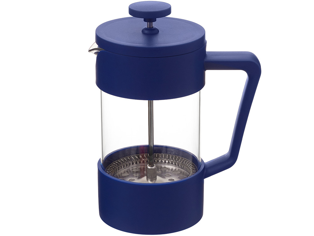 Пластиковый френч-пресс Intense, 600мл, темно-синий
