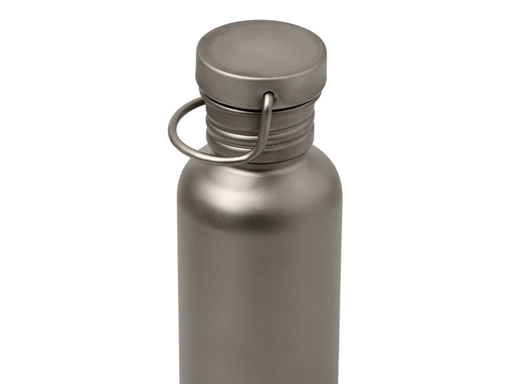 Бутылка для воды из титана Titan, 750ml, темно-серый