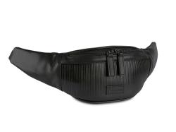 Сумка на пояс BUGATTI ДЖОЭЛ | JOEL, черная, натуральная воловья кожа, 22х4х11 см
