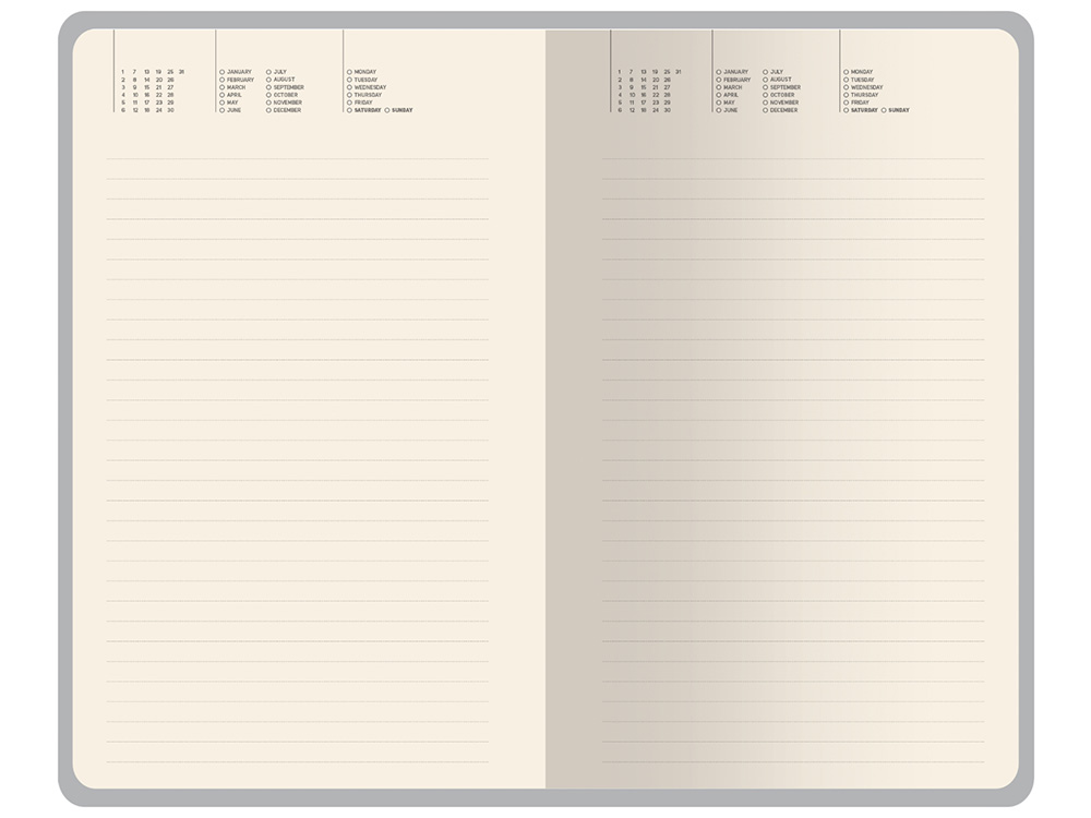 Ежедневник недатированный А5 Valencia, черный