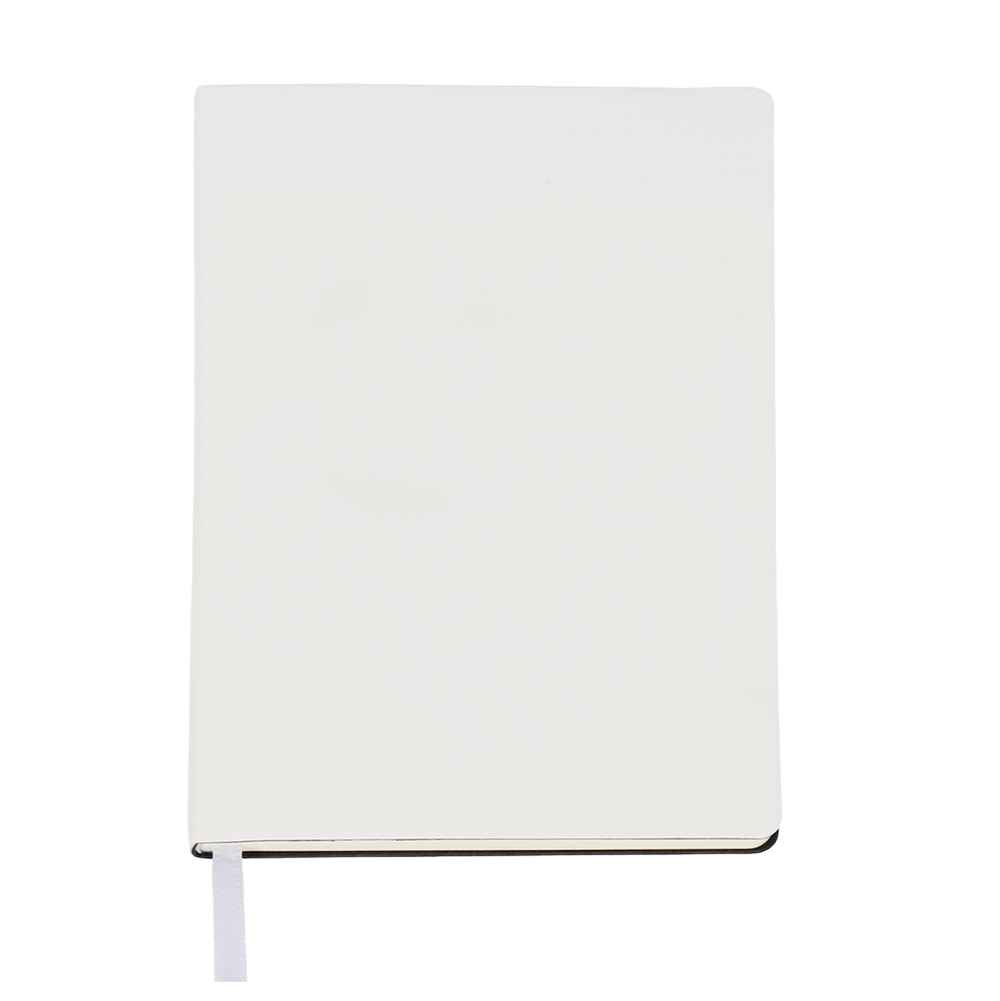 Ежедневник A5 недатированный Simflex в мягком переплёте, белый