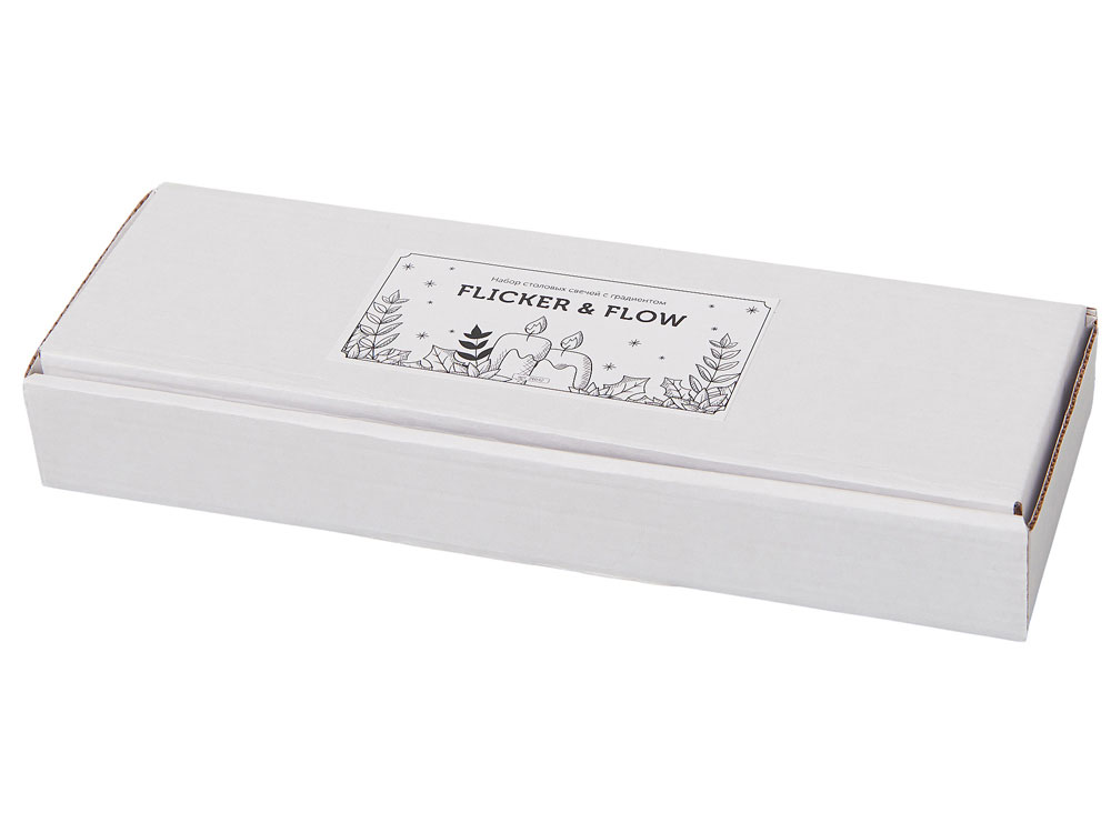 Набор столовых свечей с градиентом Flicker & Flow