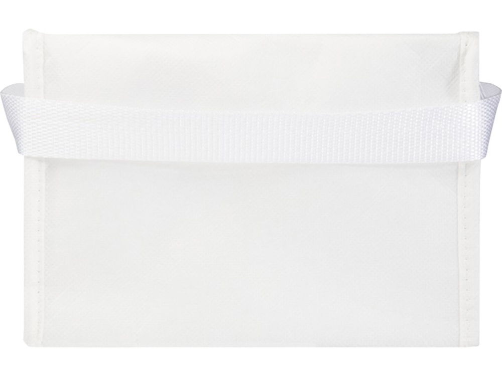 Spectrum нетканая сумка-холодильник, 4 л, на 6 банок, из переработанных материалов, белый