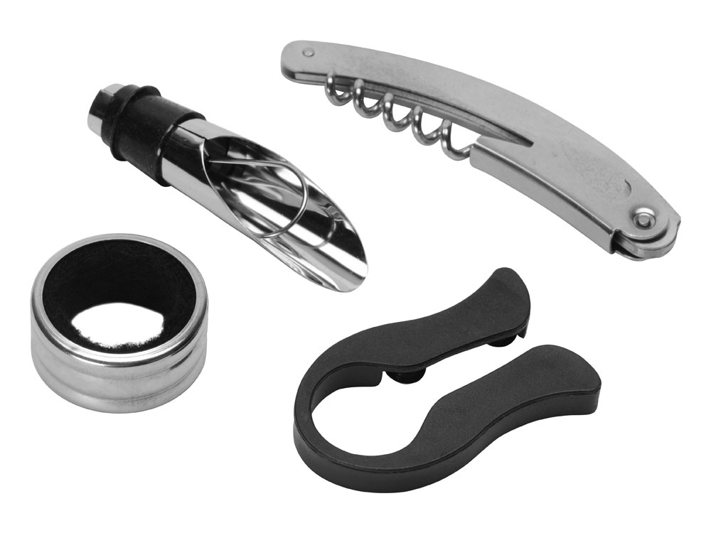 Винный набор в коробке, коричневый