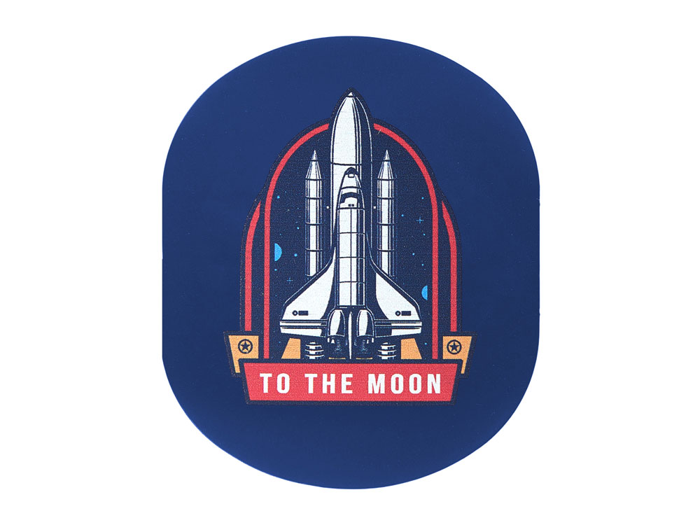 ПАТЧ ОВАЛ soft-touch (синий) 6,0 х 5,0 см