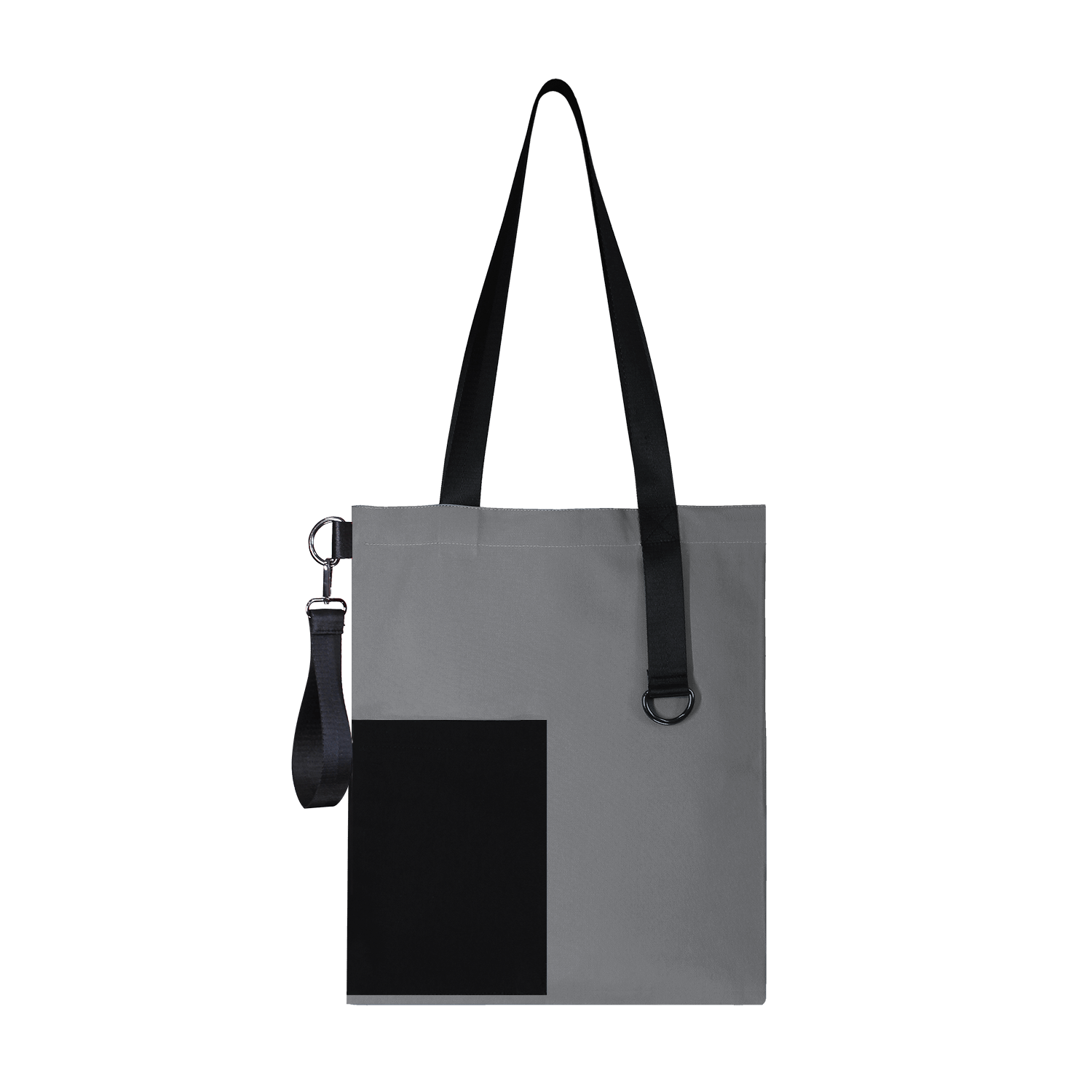 Шоппер Superbag Color (серый с чёрным)