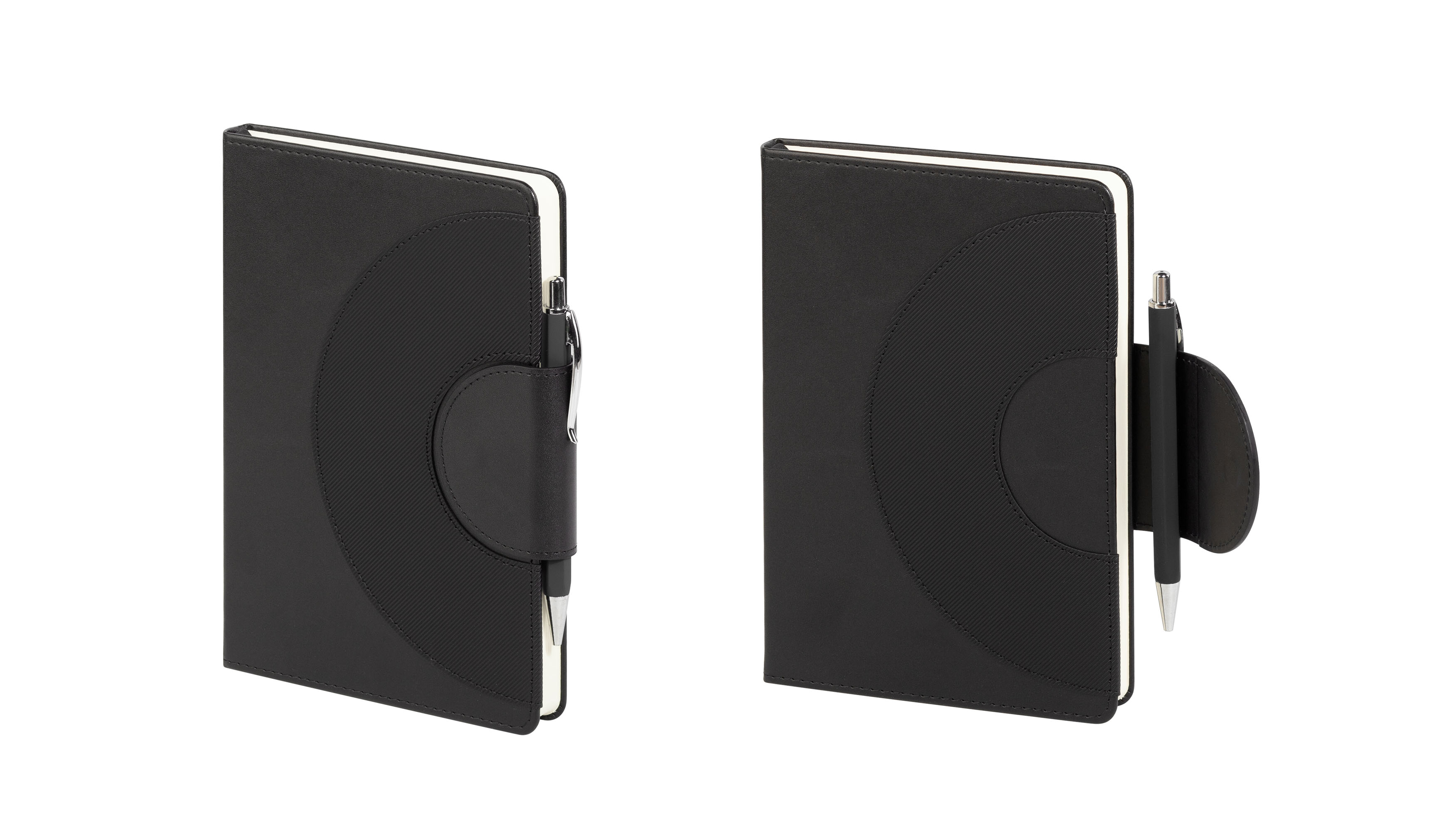 Ежедневник недатированный "Сицилия", формат А5, черный Ежедневник недатированный "Сицилия", формат А5, черный